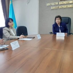 ​12.04.2022 г. состоялась рабочая встреча с Департаментом юстиции Северо-Казахстанской области